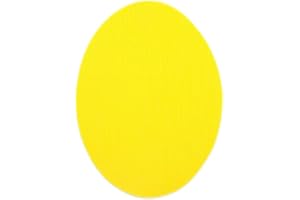 HABERDASHERY ONLINE 6 rodilleras niños color Amarillo termoadhesivas de plancha. Coderas para proteger tu ropa y reparación de pantalones, chaquetas, jerseys, camisas. 10,5 x 8 cm. Ref. 4 Amarillo