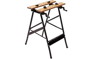 Oypla Folding Foldable Trestle Work Bench Workbench Portable 100kg