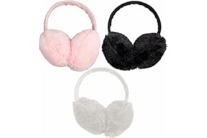 LAVY Ear Muffs Super Soft Faux Furry Earmuffs Winter Warm Ear Covers Fluffy Headband Great For Girls Women Earflaps Cozy Warm Cold Indoor And Outdoor Uses Assorted Color 13cm X 14cm X 9.5cm (1Pc)