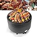 Produktbild FullBerg Holzkohlegrill mit Aktivbelüftung/Tischgrill, Ø 34cm Picknickgrills, Farbe: Schwarz