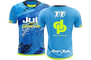 GÉNÉRIQUE Homme Femme T Shirt JUL Maillot Sport Respirant Tee Shirt Confortable pour Fans T Maillot de Foot Enfant Cadeaux des Fans Garçon Enfant Homme Equipement Garçon Football CadeauHommes Femmes