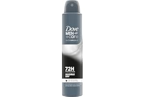 DOVE MEN + CARE Dove Men+Care Advanced Invisible Dry Men's Antiperspirant Deodorant Body Spray with ¼ moisturising cream & Triple Action technology for 72 hour sweat and odour protection 200 ml