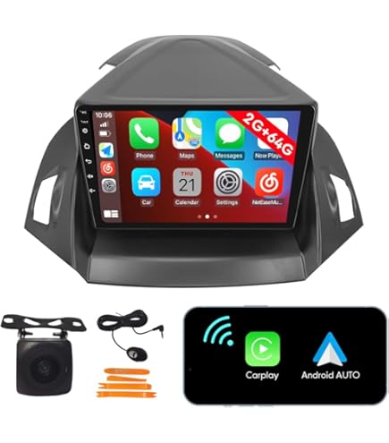 Android 14 Autoradio Für Ford Kuga 2012-2018 | 6GB+128GB, 4G, DAB+, Carplay