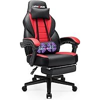LEMBERI Video Game Chairs with footrest,Gamer Chair for Adults,Big and Tall Gaming Chair 400lb Capacity,Gaming Chairs for Tee