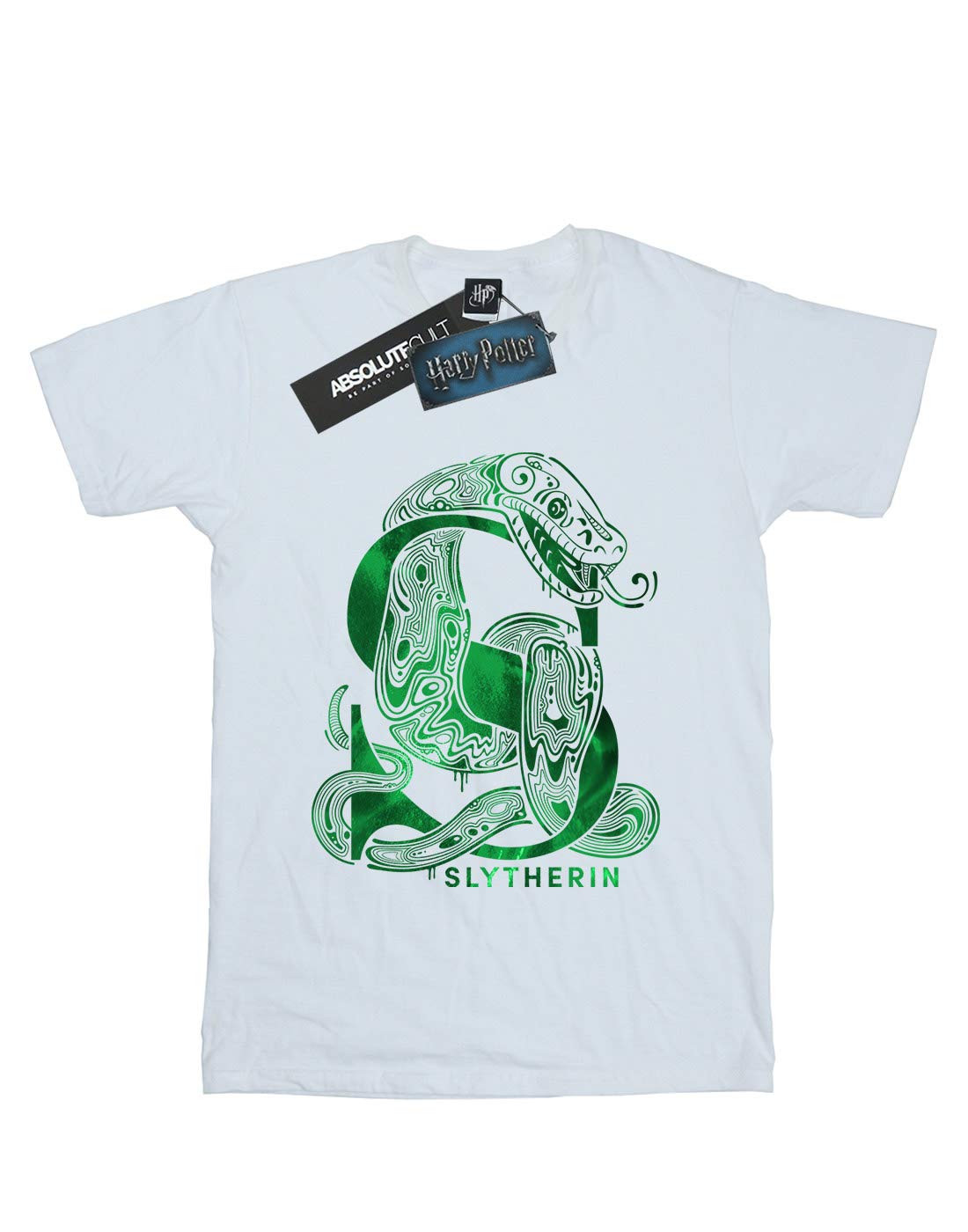 Harry-Potter-Jungen-Slytherin-Snake-T-Shirt