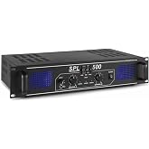 Skytec SPL500EQ PA Amplifier 2x250W with HiFi Equalizer | 3-band equalizer, accurate audio response, built-in protection and