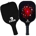 ZOEA Pickleball Paddle, Graphite Pickleball Racket with Carbon Fiber Surface and Polymer Honeycomb Composite Core for Outdoor and Indoor, Durable and Light Weight