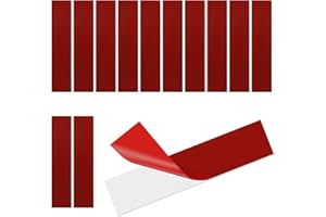 FOZUANEI 12 Pcs Double Sided Number Plate Sticky Pads, Registration Plate Sticky Pads, Self Adhesive Stickers, Heavy Strength Sticky Pads for Car License Plates, All Vehicles