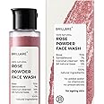 Brillare Rose Face Wash, Anti Ageing Skin, Sandalwood & Coconut Face Wash for Hydration Reduces Ageing Signs & Wrinkles, 100% Natural Powder Face Wash, 30g