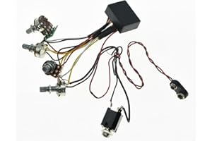 KAISH Precablato 2 Band Attivo & Passivo Equalizzatore Equalizzatore Basso Elettrico Preamplificatore Circuito