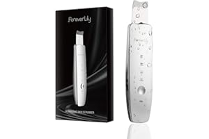 LIARTY Purificador de Piel Facial Portátil, Espatula Ultrasonica Facial, Peeling Ultrasónico Facial Skin Scrubber Exfoliación Limpiador de Poros, Raspador de Puntos Negros para la Limpieza Facial