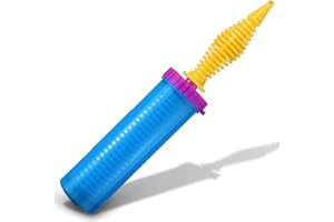 HYKJNBW Balloon Pump Handheld Two-Way Dual Action, Hand Blower Air Pumper for Balloons, Manual Baloon Inflators Machine