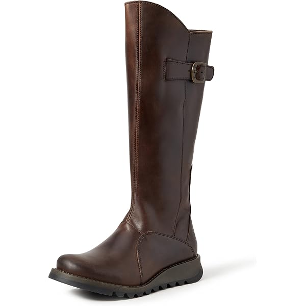 Bottes Cuir Fly London Genouillères - Taille UK 5 EU 38 - Occasion Très Bon état - Confort Garantie