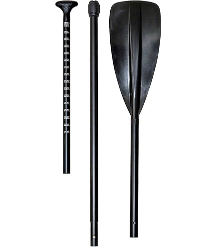 Opolski Outdoor T-handle Telescopic Paddle Detachable Retractable Oar For Kayak Red