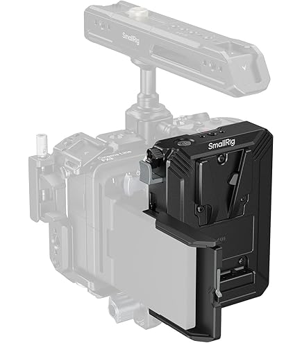 Modulo Di Espansione Fusion Rig Cineback Per Fotocamera Sony ZV-E1 – Con Piastra V-Mount E Splitter D-Tap, Lega Di Alluminio