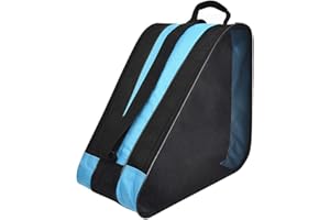 TINAYAUE Unisex Ice Skate Bag Roller Skate Storage Bag Skating Tote Bags Sports Shoulder Backpack Portable Inline Skates Carry Bags Shoes Carrier Pouch Organizer for Kids Adults
