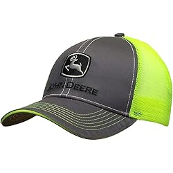 Casquette snapback réglable vert jaune tracteurs John Deere