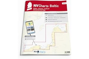 NV CHARTS NV Atlas Serie 6 mit App Lizenz - Seekarte Ostsee - Polen - Littauen - Lettland