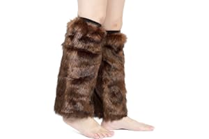Pinkgarden Damenkostüm, sexy Kunstpelz, warme, flauschige Beinlinge/Stiefelärmel/Stiefelüberzieher