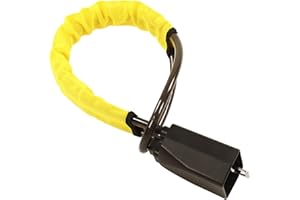 JIAWU Bloqueo del volante, bloqueo de seguridad antirrobo de longitud ajustable para coches, camiones, furgonetas y todoterrenos, bloqueo de seguridad preventivo del volante con 2 llaves