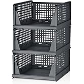 Mithra Life 3 l&uuml; Kayar Raf Organizer Gri Dolap İ&ccedil;i Kıyafet Aksesuar D&uuml;zenleyici 45x35 cm MIT1263