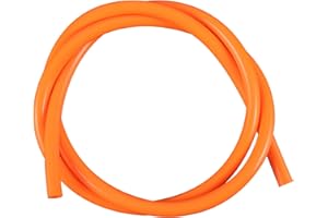 WOOSTAR Tubo Carburante Moto 5mm Sostituzione per 80cc 110cc 125cc Dirt Pit Bike Pocket Bike Go Kart Ciclomotore Cinese ATV Quad Scooter Arancia