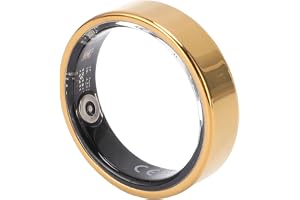 XUMIUZIY Smart Ring för Män och Kvinnor, 50m Vattentät Aktivitet Tracker Fitness Ring Steg, Fjärrkontroll för Att Ta Foton och Byta Videor (8 ID: 17,7mm / 0,70in, omkrets: 55,5 mm / 2.19in)