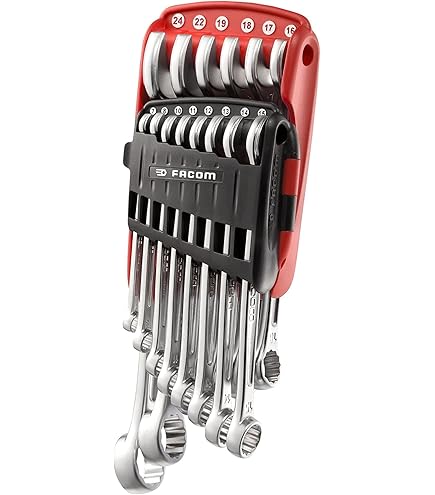 FACOM 1/4-point 12-Point Socket Set - RL.NANO112 Inch, Silver, 12