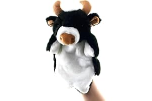 LOMTRATS Cane Coniglio Elefante Colomba Drago Capra Koala Panda Orso Pecora Mucca Marionette a Mano Animali di Peluche Giocattoli per Giochi di Imitazione Fantasiosi Racconti Regali per Bambini
