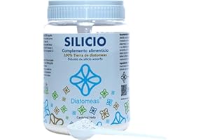 Tierra de Diatomeas Consumo Humano 150g | Grado Alimenticio, Apto +12 Años | Contiene cucharilla medidora | Envase para más de 50 días tomando 3 g por día | Marca Diatomeas