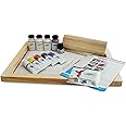 Daler-Rowney System3 Water-Based Screen Printing Introductory/Beginners Set, Transparent Screen, Box Size 54.3cm x 42.3cm