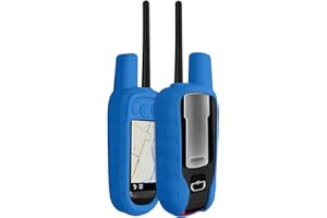 kwmobile Étui Compatible avec Garmin Alpha 100 - Housse de Protection en Silicone pour Navigateur GPS Pédestre - Bleu