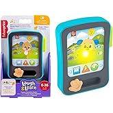 Birden fazla dil desteğiyle 6 ay ve &uuml;zeri bebekler i&ccedil;in m&uuml;zikli ve ışıklı Fisher-Price Eğlen ve &Ouml;ğren Hikaye Anlatan K&ouml;pek&ccedil;ik