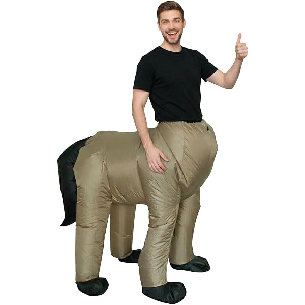 Generico Costume uomo halloween-Tuta intera per adulti, con baffi e sopracciglia, colore arancione, per cosplay e Halloween 140-190cm
