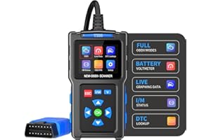 Journeyside OBD2 Diagnostic Voiture,OBDII Scanner Universel Lecteur Code Voiture, Lecteur de Code d'erreur de Moteur, OBDII Diagnostic Auto Valise Voiture pour Tous Les protocoles OBDII