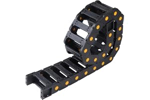 MIGUBIGU Kedjehållare 25 x 77 mm nylon, dragkedja längd 1 m, överföringskedja för 3D-skrivare, CNC-routermaskin, elektronisk