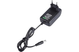 Angoily Adattatore di alimentazione 12 V 2 A per acquario, luce LED, alimentatore di rete DC per luci a LED dell'acquario (spina u)