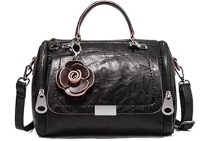 BUKESIYI Donna Borse a Tracoll Borsa a Mano Firmate Borse a Spalla 2023 PU Pelle CCIT77277 Nero V1