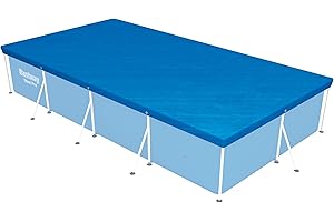 Bestway | Rectangle Pool Cover for Above Ground Pools, 4m x 2.11m, Blue