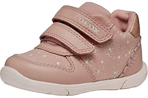 Geox B Zapito Girl A, Scarpe da Ginnastica Bimba 0-24