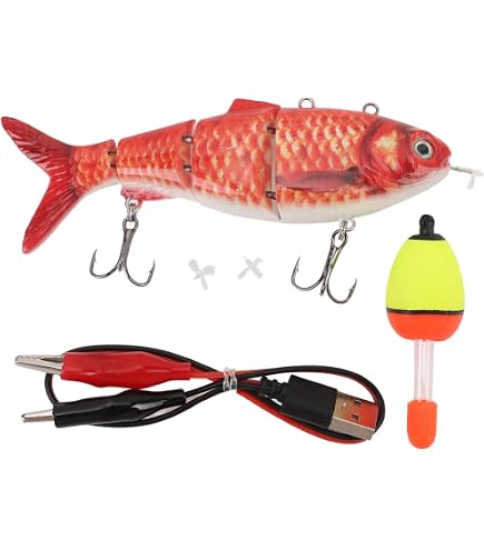 Esca Da Pesca UFISH In Plastica, Animata, Per Luccio E Bass, Prodotta In USA