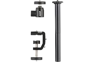 Cullmann Flexx 3-Częściowy Zestaw Akcesoriów Do Tabletu (Głowica Kulowa, Zacisk Wielofunkcyjny, Kolumna Połączeniowa) Do Makrofotografii, 42060