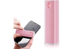 Detergente Per Schermo, Taozoey Screen Cleaner, Detergente Spray e Panni in Microfibra, Pulitore Schermo Riutilizzabile, for All Phones, Laptop and Tablet Screens (Senza Liquido)