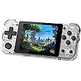 Q90 Portable Game Console, Open Source Linux System, Vibration Motor, 3000+ Games, Compatible with Various Simulators, Hd Picture Quality, Sustainable Use for 6 Hours, for Travel and Camping(64G)