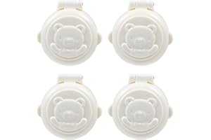 TOYANDONA Baby Knopf Sicherheitsschloss Auto Waschmaschine Schlüssel Start Schutzabdeckungen 4.5X4.5X1.5Cm Doppel Schlüssel Kindersicherung Schutz Für Haushaltsgeräte