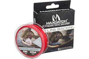 SPRINTON Maxcatch Braided Fly Fishing Line Backing Line 20/30LB, 92m/100yds, 275m/300yards