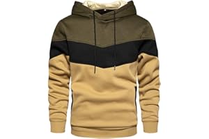 Aotorr Sweat à Capuche Homme Sweat Manche Longue Pull Sport Slim Fit Casual Automne Hiver