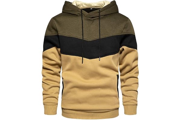 Aotorr Sweat à Capuche Homme Sweat Manche Longue Pull Sport Slim Fit Casual Automne Hiver