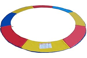 Green Bay Premium Replacement Trampoline Surround Pad | UV resistant PVC top | EPE foam(thickness:15mm, width:300mm) | Safety Guard Spring Cover Padding Pads Tri-Colour