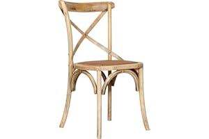 Biscottini Vintage krzesło kuchenne jesionowe L46xPR42xH86 - Krzesło do jadalni - Krzesło Shabby - Krzesła do jadalni - Krzesła kuchenne - Krzesła do jadalni drewniane - Krzesła do salonu